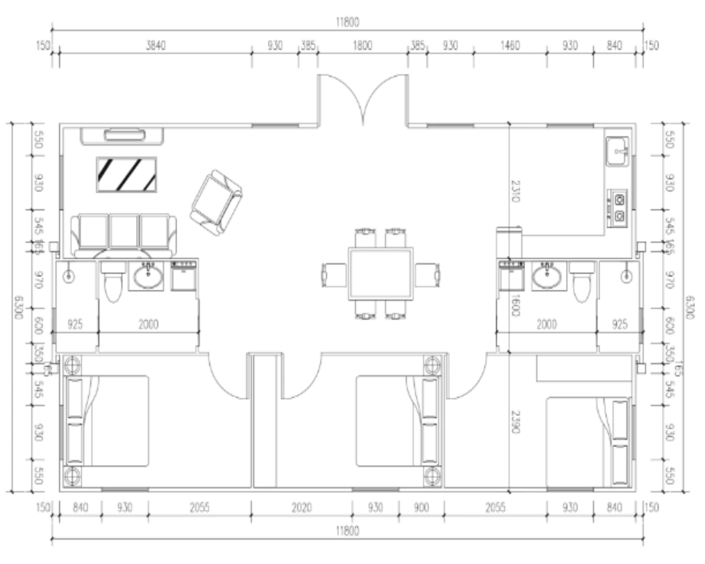 Expandable Container House 20FT | ISO CE Certified | OEM ODM Export - Image 9