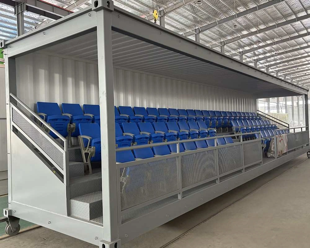 Spectator Stand Built From a 40ft Shipping Container with 63 Seats - Imagem 5