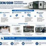 expandable container house oem step
