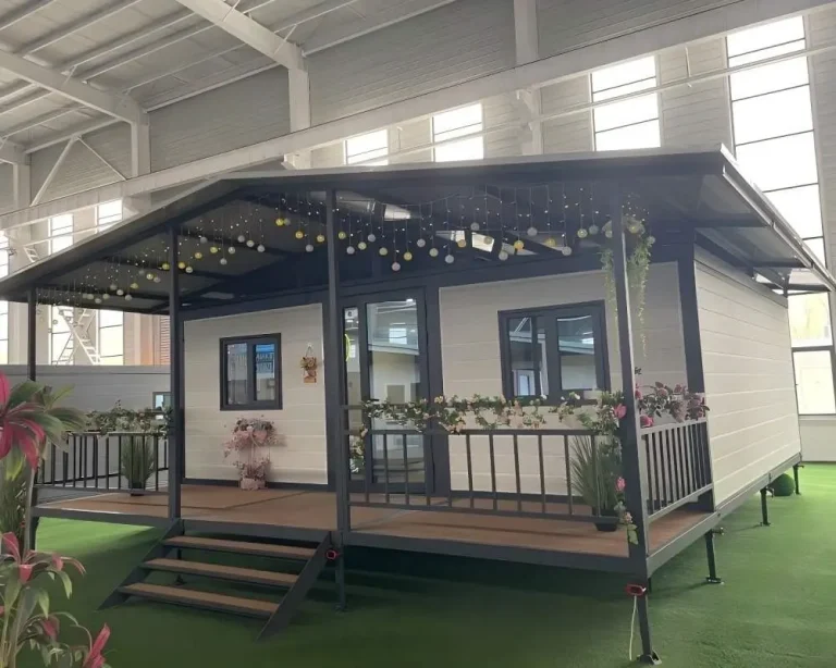 mostra de casa contêiner expansível