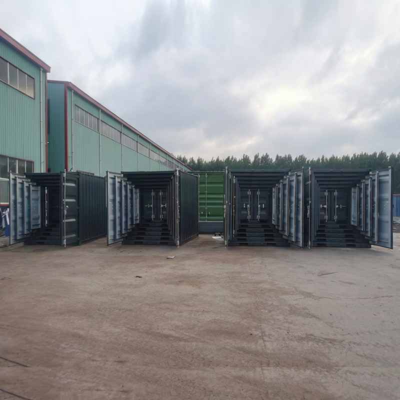 Nested shipping container for storaging