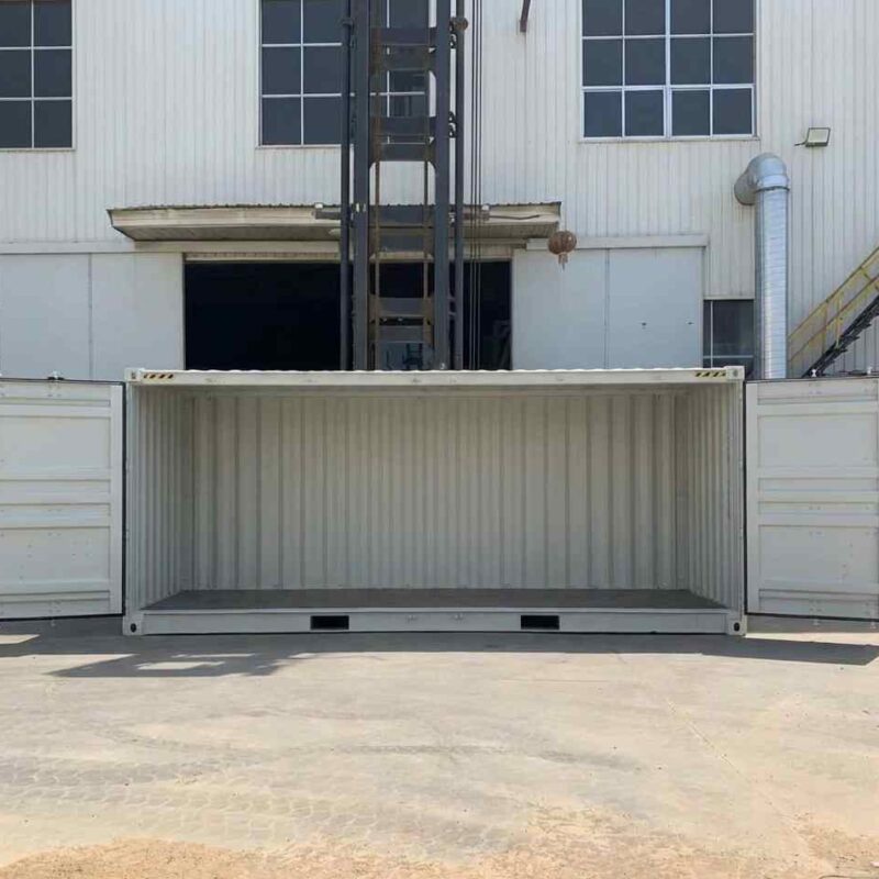side opening shipping container