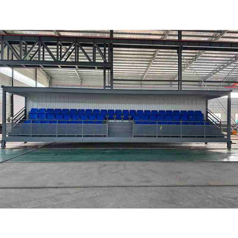 Shipping Container Bleacher | 40ft High Cube Modular Stadium Seating