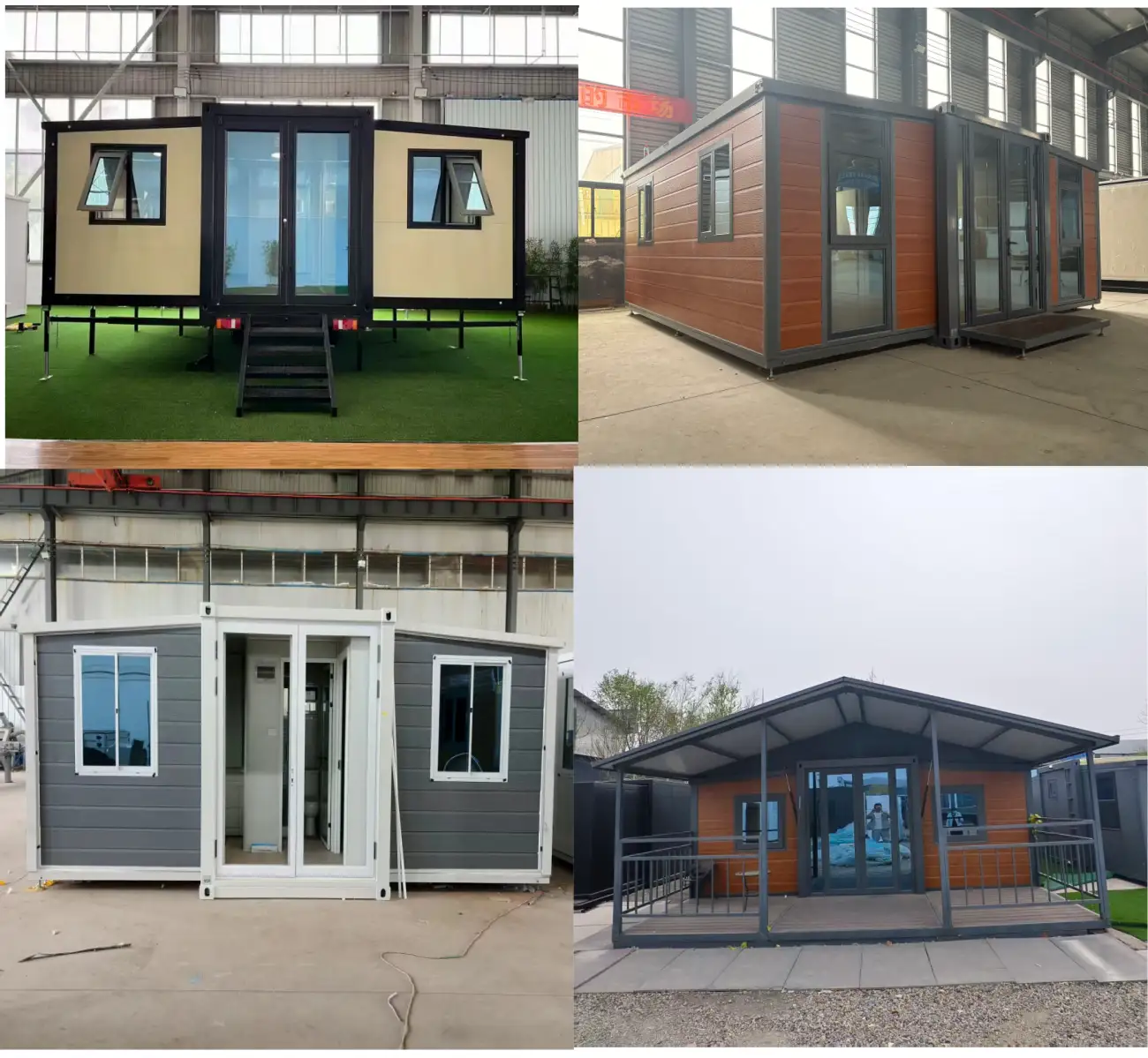 custom expandable container house show for exporting