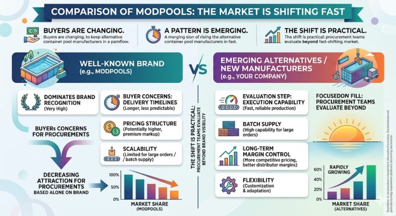 Comparison of modpools-New container swimming pool brand