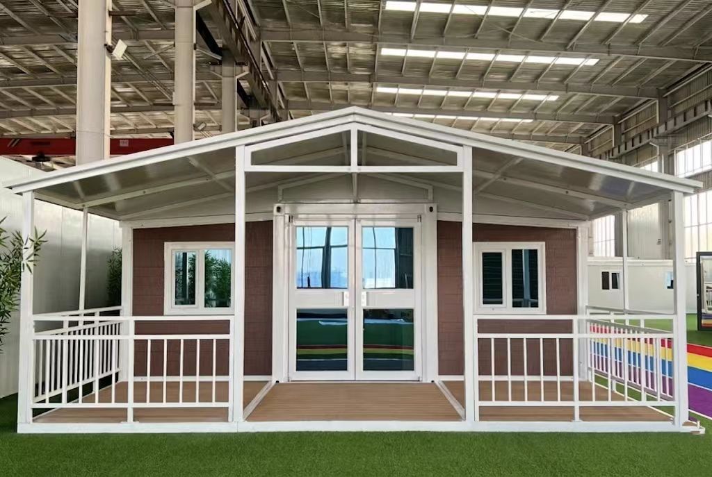 Casa contêiner expansível de 72m² para venda por atacado