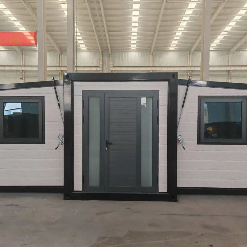 36m² erweiterbares Containerhaus für das Projekt
