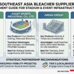 Southeast Asia Bleacher Supplier List