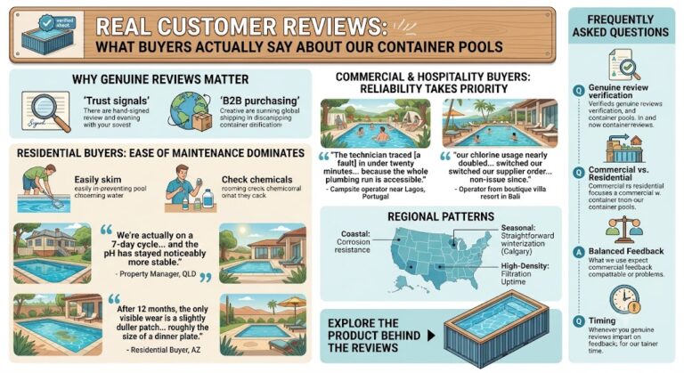 5 Coisas que os Compradores Dizem Sobre Nossa Piscina de Contêiner Após 12 Meses - introdução
