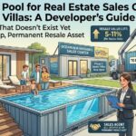 Container Pool for Real Estate Sales Centers and Show Villas