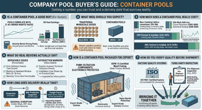 piscine en conteneur pour l'achat