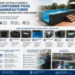 container pool manufacturer introduce