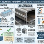 This comprehensive technical reference infographic for shipping container pools provides data-driven specifications to guide buyers toward informed decisions using real numbers instead of vague marketing terms. It outlines the precise dimensions, water capacities, and weights for standard 20ft residential units and 40ft commercial units, highlighting the critical importance of verifying the actual as-built weight to prevent dangerous crane-lifting accidents. Structurally, the guide contrasts standard 1.5-2mm container walls with the required 3-4mm Corten weathering steel plates needed to withstand water pressure, while referencing ISO 12944 coating standards. Additionally, the infographic details essential filtration turnover rates (6-8 hours for residential, 4-6 hours for commercial), climate-specific insulation R-values, liner material variables, and provides a clear breakdown on how to evaluate tiered product warranties covering the pool's structure, surface, and equipment.
