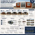 expandable container house install time