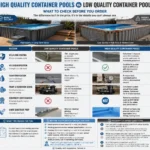quality container pool introduce