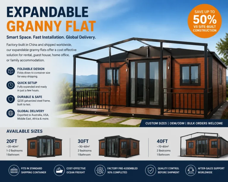Como Importar uma "Granny Flat" Expansível da China