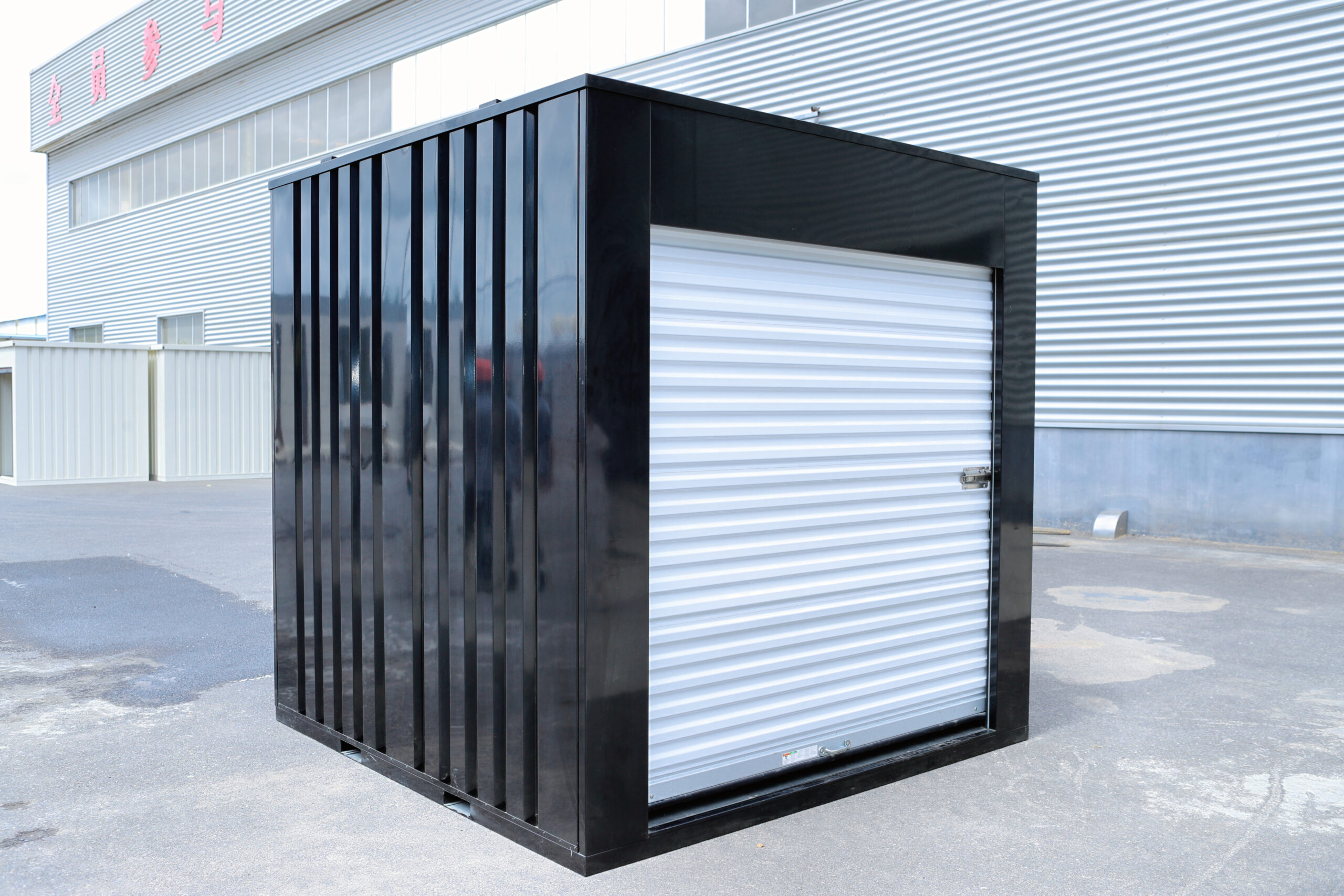 Flat Pack Self Storage Container 2/3/4 Side Doors Stackable Mobile Metal Storage Units for Outdoor Use - Imagen 3